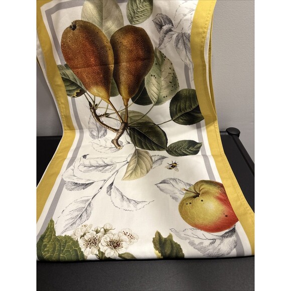 Williams Sonoma Country Fruits Table Runner Cotton Moldova - Picture 7 of 7